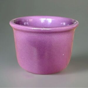 Fenix Research 3.5”  #0 Purple USA Pottery Food Water Bowl Pet Crock Feeding
